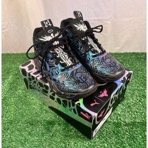 Puma x LaMelo Ball MB.04 Reflections Basketball Shoes SZ 5 Youth Black & Ravish